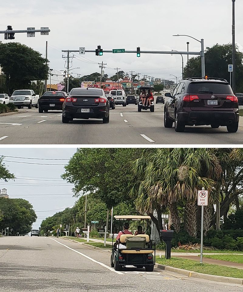 Golf Carts on Kings Highway